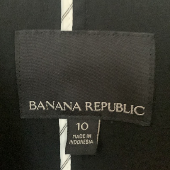 Banana Republic Lim Ponte Scho Black Stretch Blazer - Picture 3 of 4